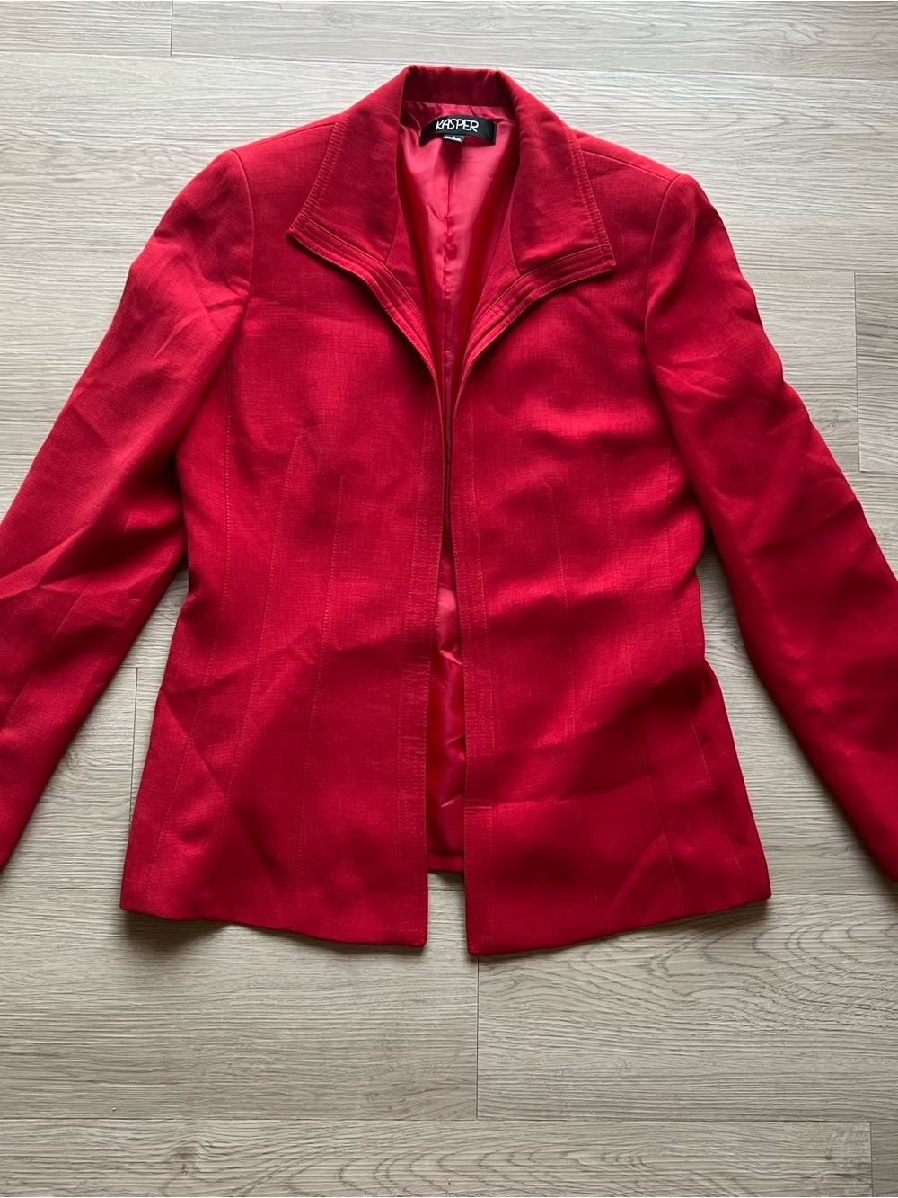 Kasper Red 80s Blazer